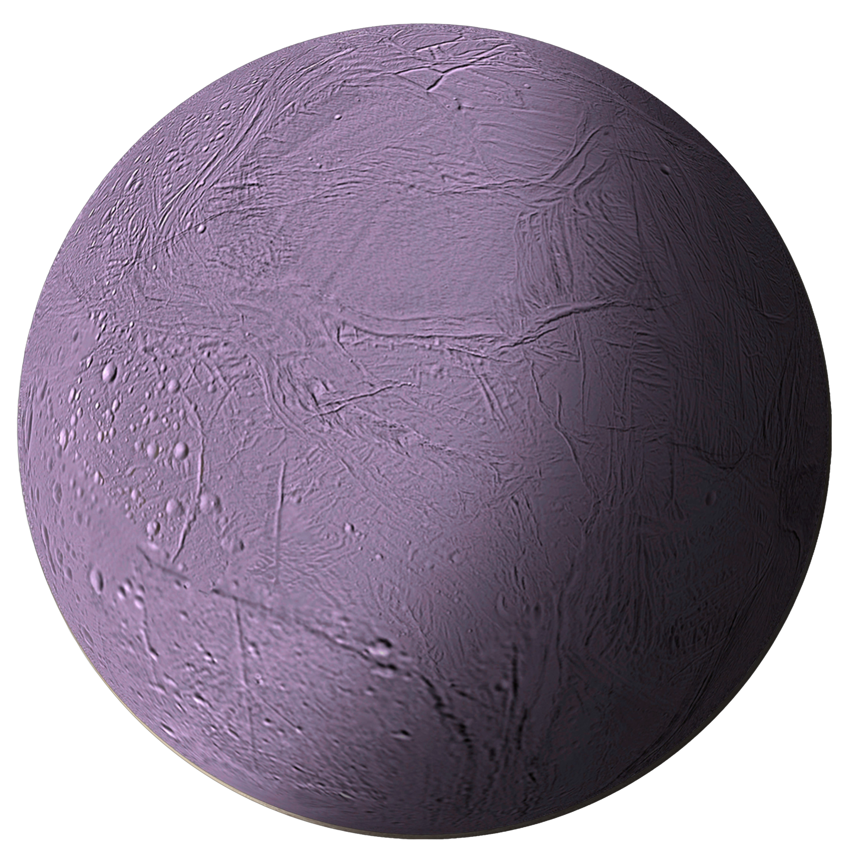 A blue planet with a black background.